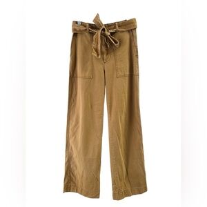 Gap tan high rise wide leg jeans